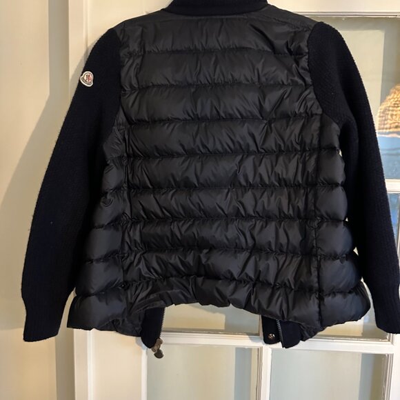 Navy Moncler Maglione Tricot Cardigan - Picture 5 of 5